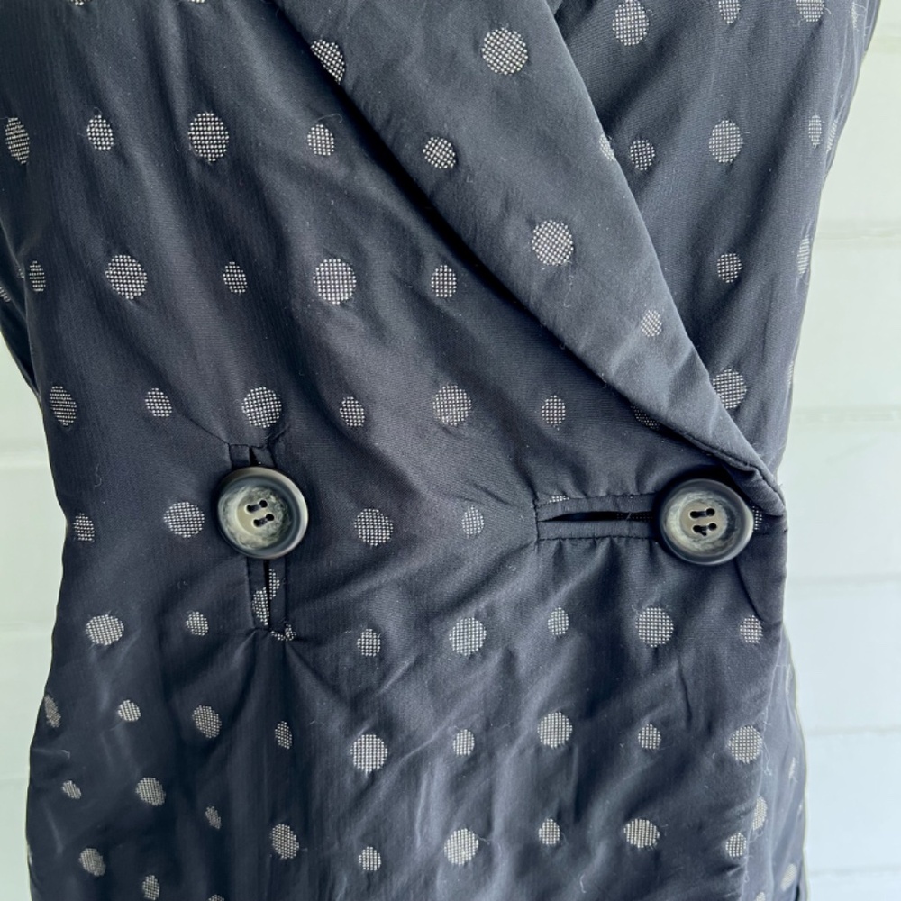 Spirithouse Long Asymmetrical Button Vest In Blac… - image 2